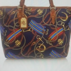 RALPH LAUREN WARWICK TOTE